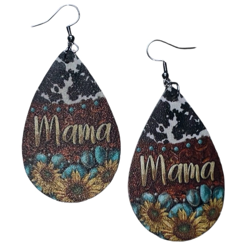 🆕 western Mama teardrop earrings